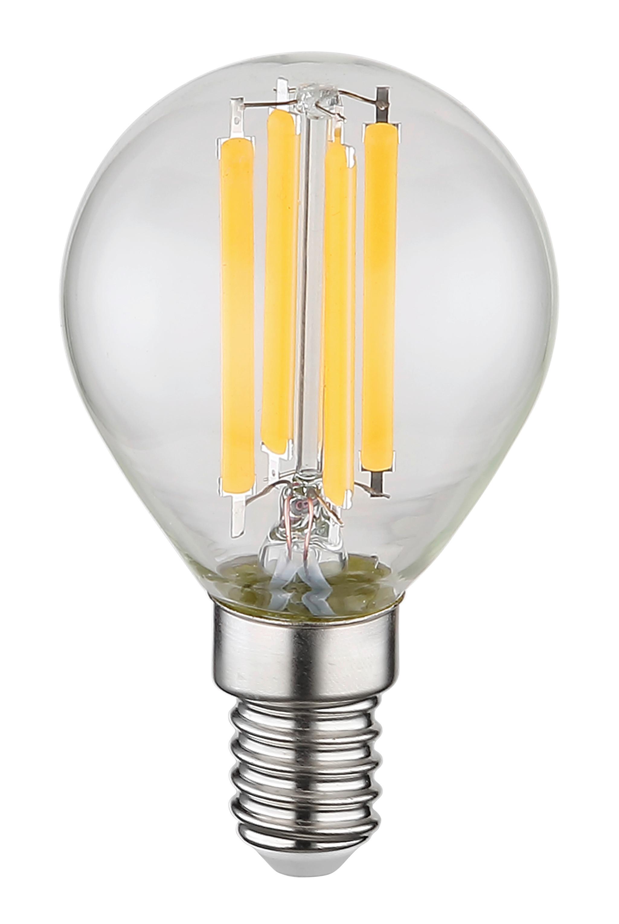 LED ŽÁROVKA 10578K - čiré, kov/sklo (4,5/7,8cm) - Globo