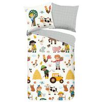 Jugendbettwäsche Farm Multicolor 135x200 cm - Multicolor, Design, Textil (135/200cm)