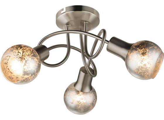 Deckenleuchte Zacate, Ø 37 cm - Silberfarben, MODERN, Glas/Metall (37/19cm) Deckenleuchte Zacate, Ø 37 cm - Silberfarben, MODERN, Glas/Metall (37/19cm)