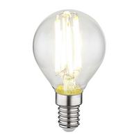 LED žárovka 6 Watt, E14 - čiré, kov/sklo (4,5/7,8cm) - Globo