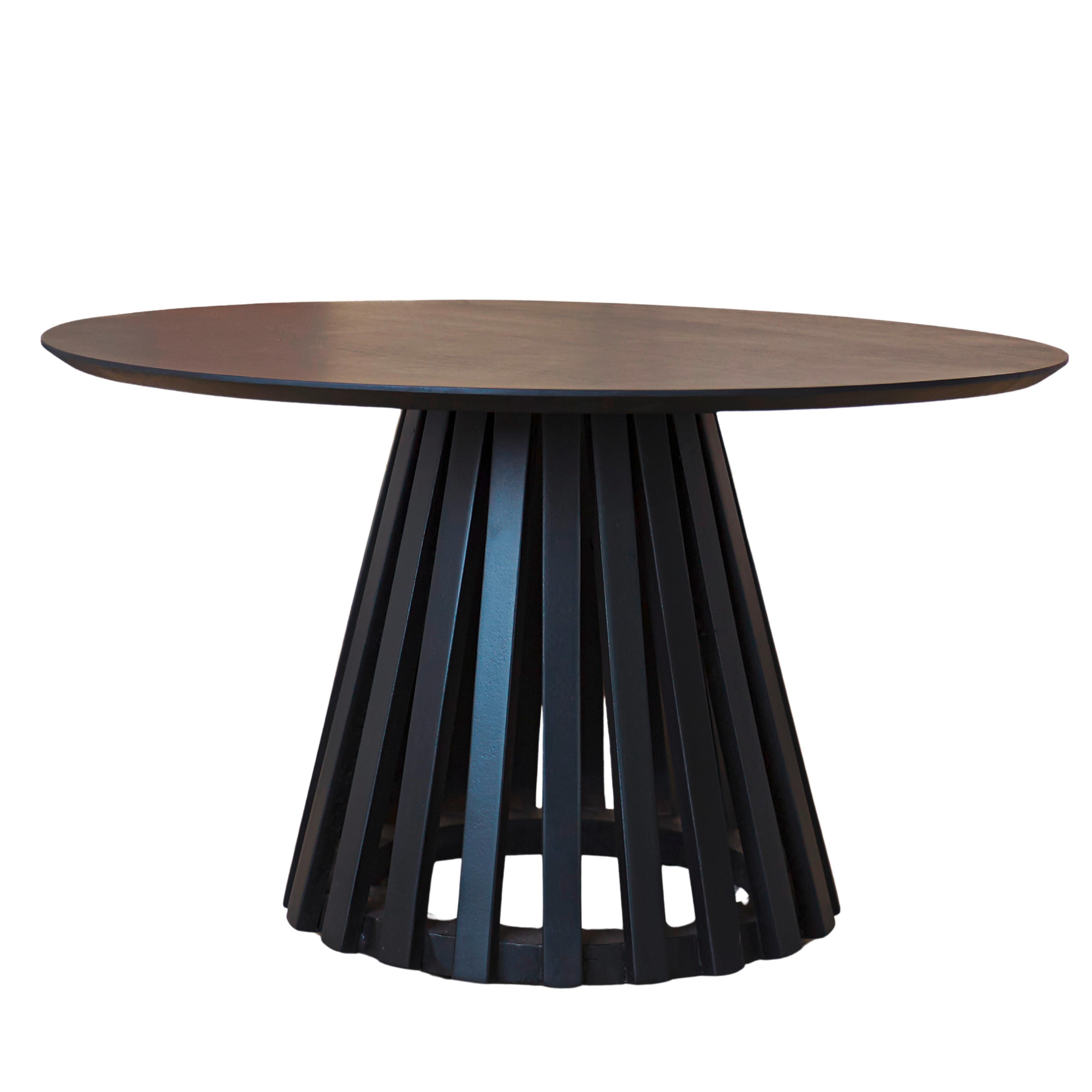 Couchtisch Leon Schwarz, 70 cm - Schwarz, MODERN, Holz/Metall (70/70/41cm) - MID.YOU