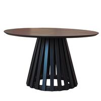 Couchtisch Leon Schwarz, 70 cm - Schwarz, MODERN, Holz/Metall (70/70/41cm) - MID.YOU