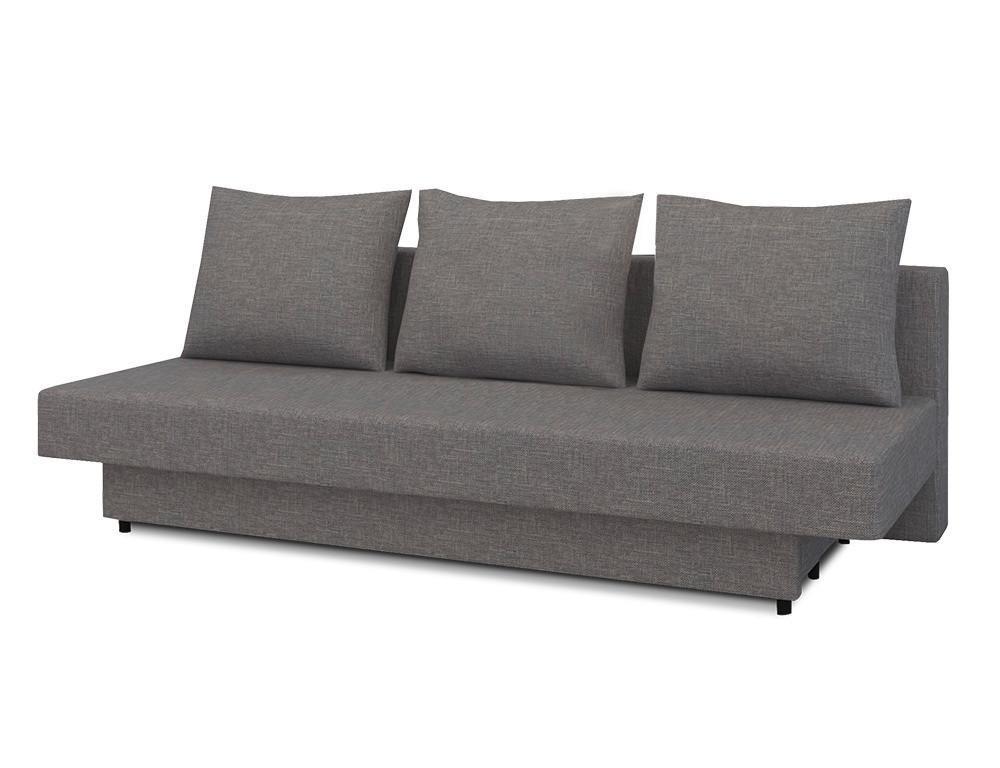 Schlafsofa Amaza - Schwarz/Grau, Design, Textil (190/83/82cm) - MID.YOU
