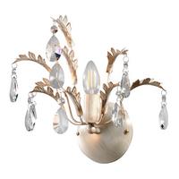 Wandleuchte 4864/Ap - Weiß, KONVENTIONELL, Glas/Metall (30/25cm)
