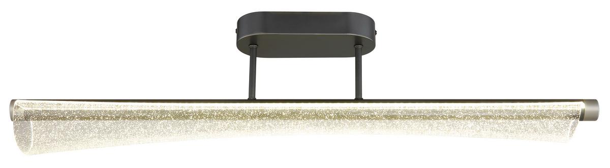 Led Mennyezeti Lámpa 68256d Malinda - nikkelszínű/antracit, Design, műanyag/fém (81/12/19cm) - Globo