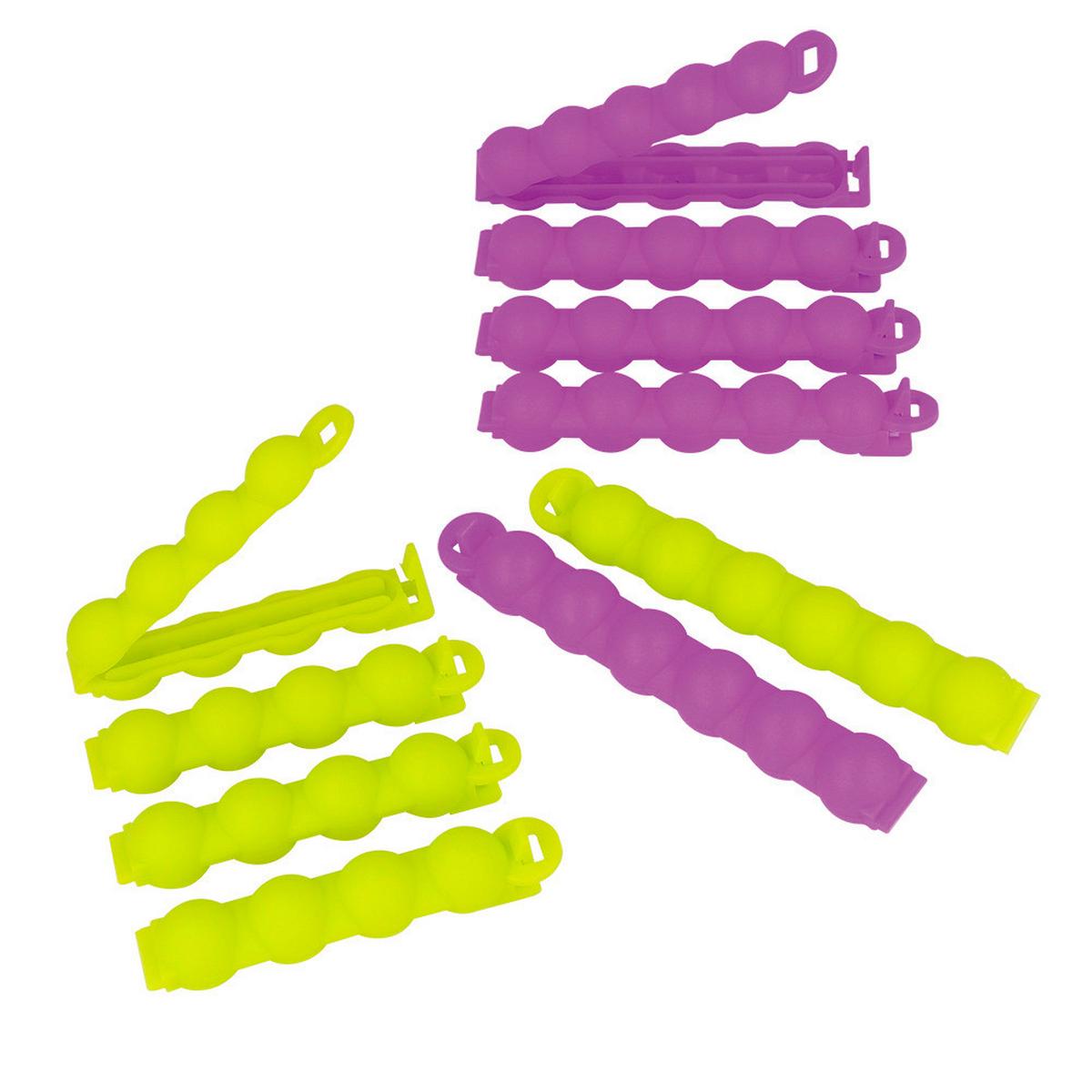 Tasakzáró Csipeszek 10db - műanyag (14.5/15/2.6cm) - Metaltex