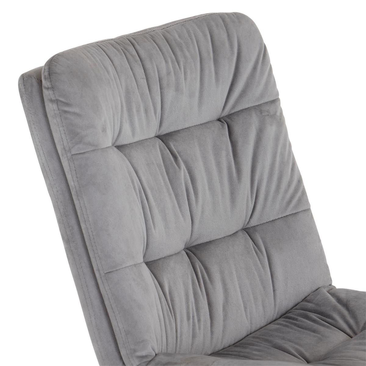 Drehstuhl Elegance - Dunkelgrau/Schwarz, MODERN, Kunststoff/Textil (42/98/45cm) - MID.YOU