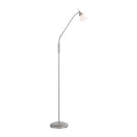 LED-Stehleuchte 400-55 Pino - Edelstahlfarben, Basics, Glas/Metall (74/74/163cm) - Paul Neuhaus