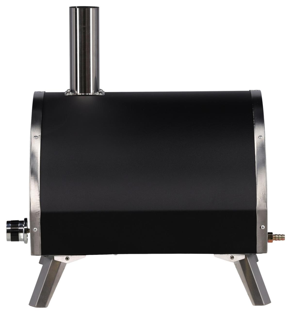 Pizzaofen Kerang Silberfarben - Silberfarben, KONVENTIONELL, Metall (56,3/56,5/54cm) - Gardenson