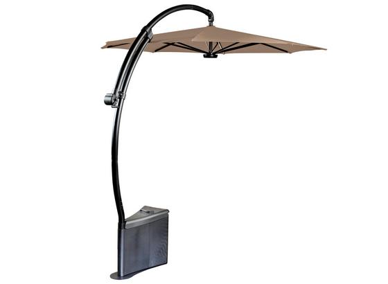 Whirlpool-Sonnenschirm inkl. Ständer und 39 Led´s - Beige/Schwarz, KONVENTIONELL, Textil/Metall (275/260cm) Whirlpool-Sonnenschirm inkl. Ständer und 39 Led´s - Beige/Schwarz, KONVENTIONELL, Textil/Metall (275/260cm)
