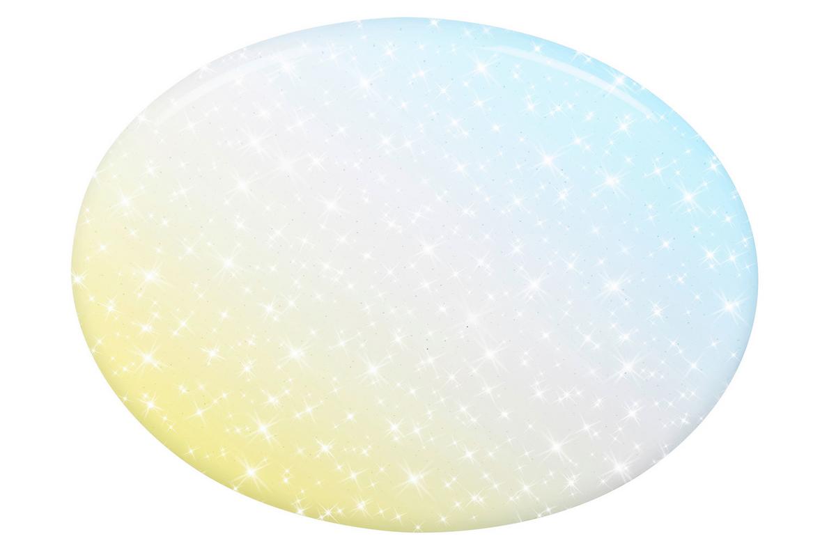 LED-Deckenleuchte Verb Weiß D: 56 cm - Weiß, Basics, Kunststoff/Metall (56/8.5cm)