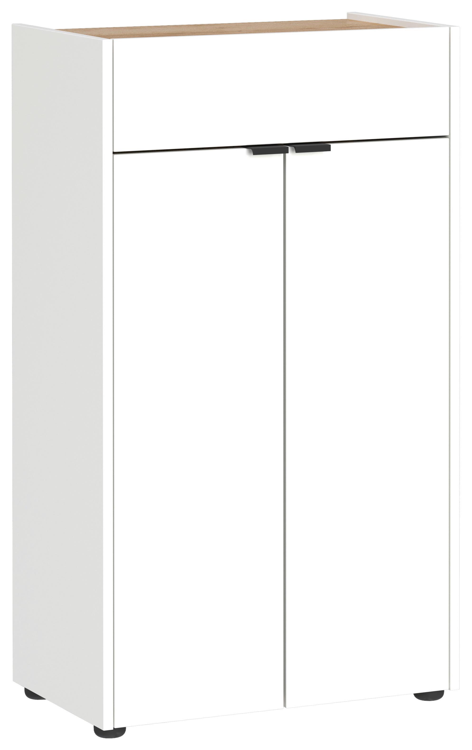 Unterschrank Gw-Forano - Eichefarben/Schwarz, MODERN, Holzwerkstoff (56/98/34cm) - Germania