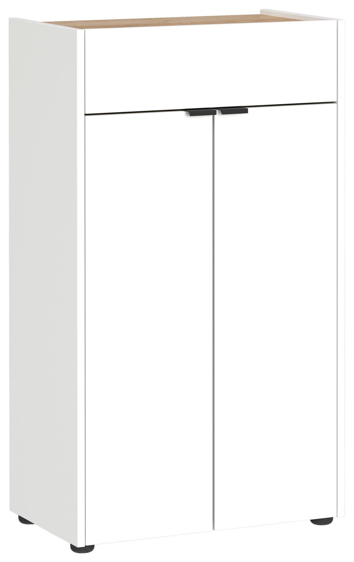 Unterschrank Gw-Forano - Eichefarben/Schwarz, MODERN, Holzwerkstoff (56/98/34cm) - Germania