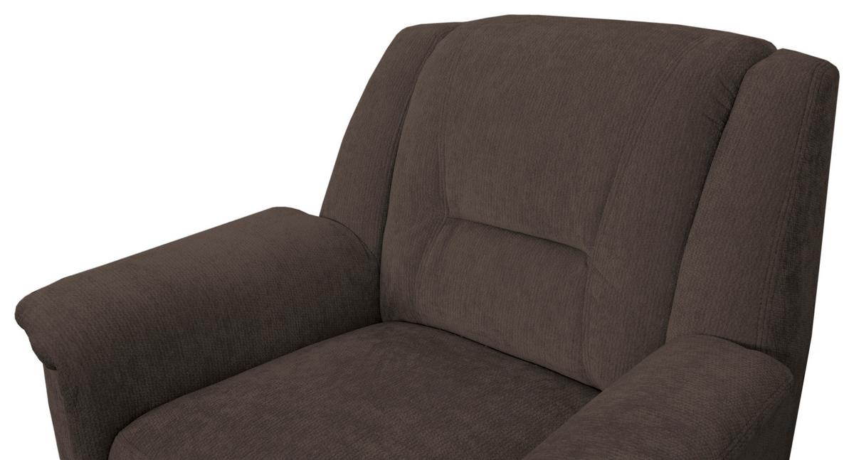 FERNSEHSESSEL Rafael, Braun B: 94 cm - Schwarz/Braun, Trend, Textil (94/95/95cm)