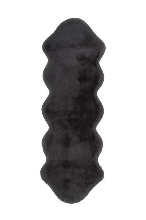 Kunstfell Rabbit Anthrazit 60x180 cm