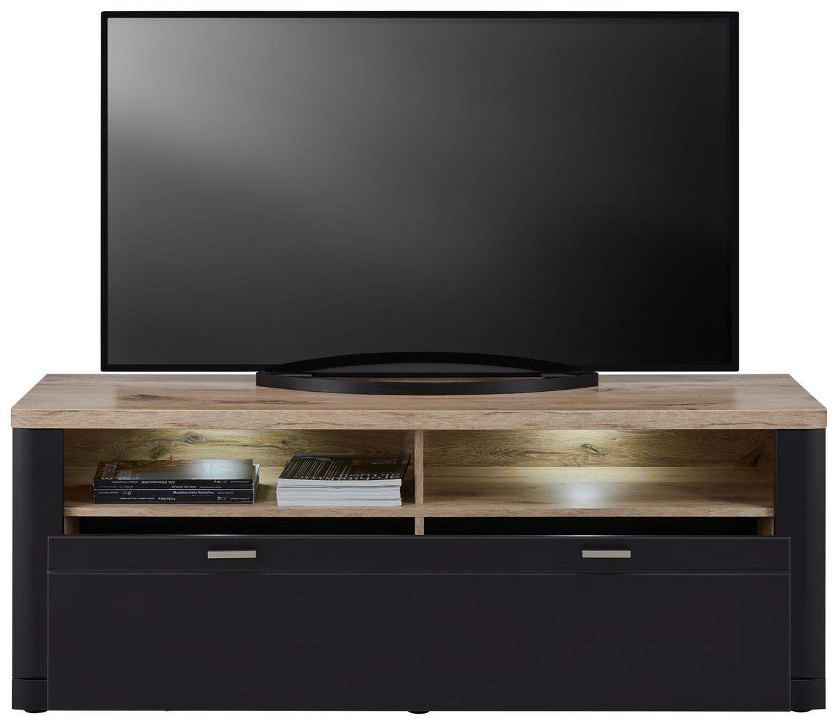 KOMODA POD TELEVIZI GAME - Moderní, kompozitní dřevo (151/59/52cm)