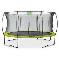 Trampolin Exit Silhouette - Grün, KONVENTIONELL, Kunststoff/Metall (427/267cm) - EXIT Toys
