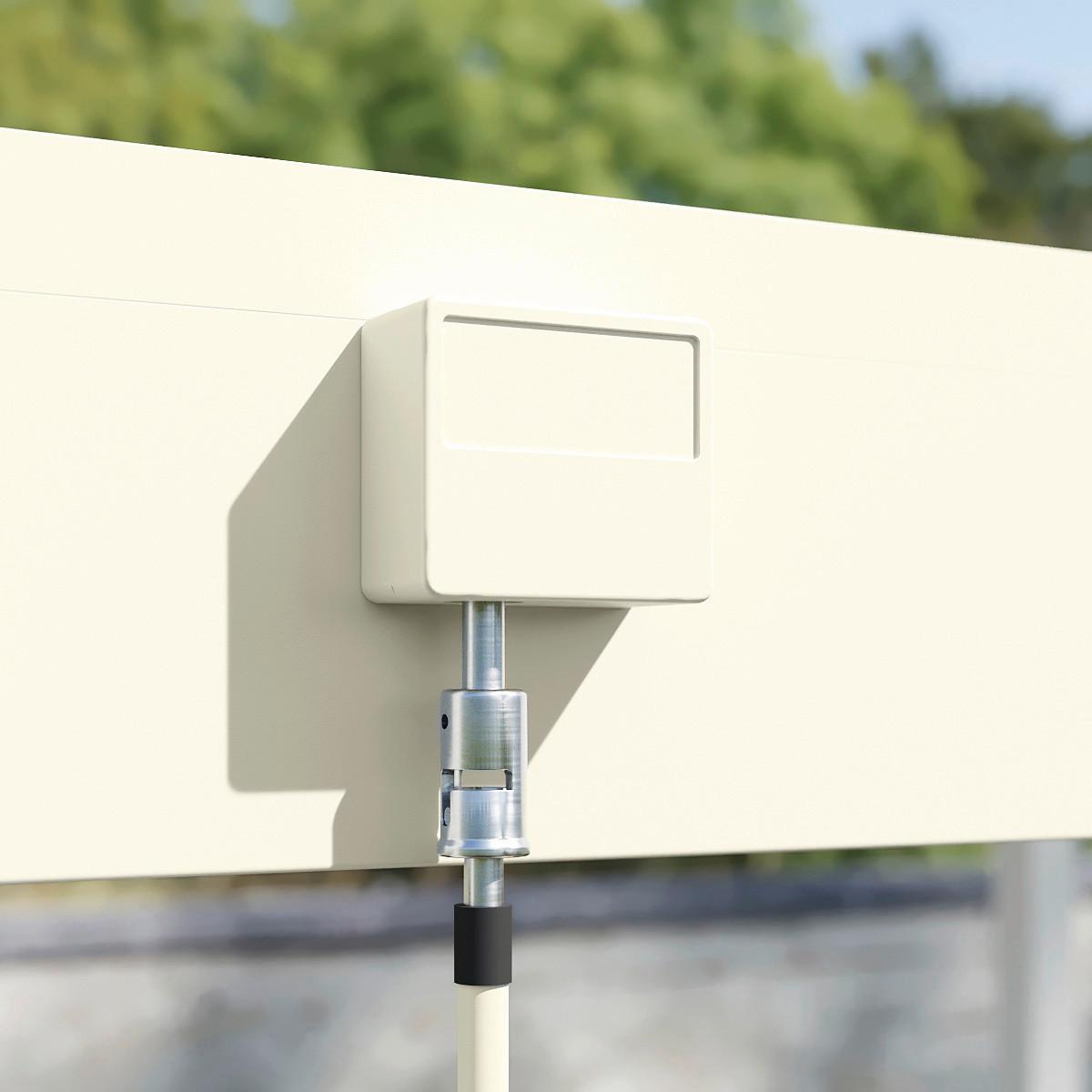 Pergola 300x400 Cm Wetterbeständig, Perlmutt - Perlmutt, Basics, Metall (300/400/255cm)