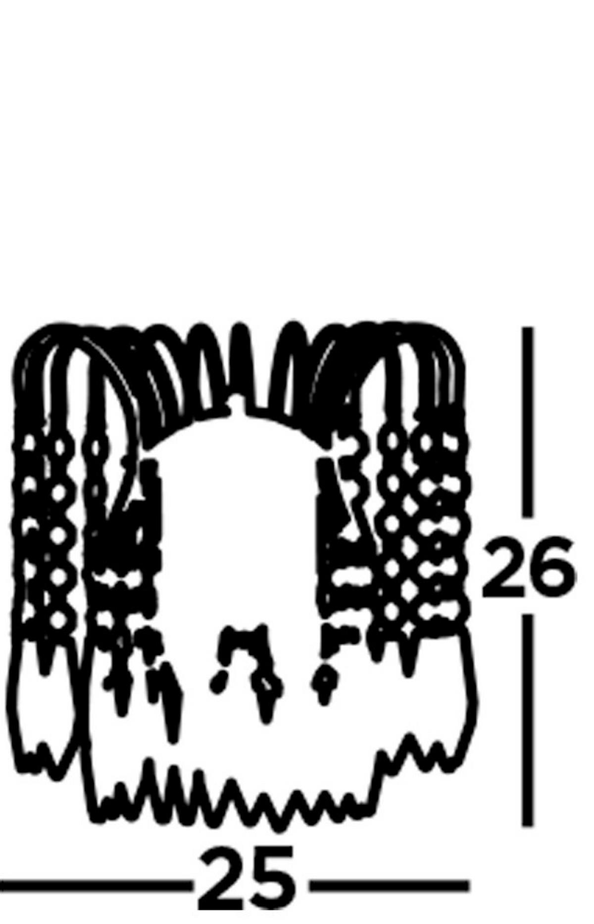 Wandleuchte Waterfall 5172-2 - Klar/Goldfarben, Design, Glas/Metall (25/26cm)