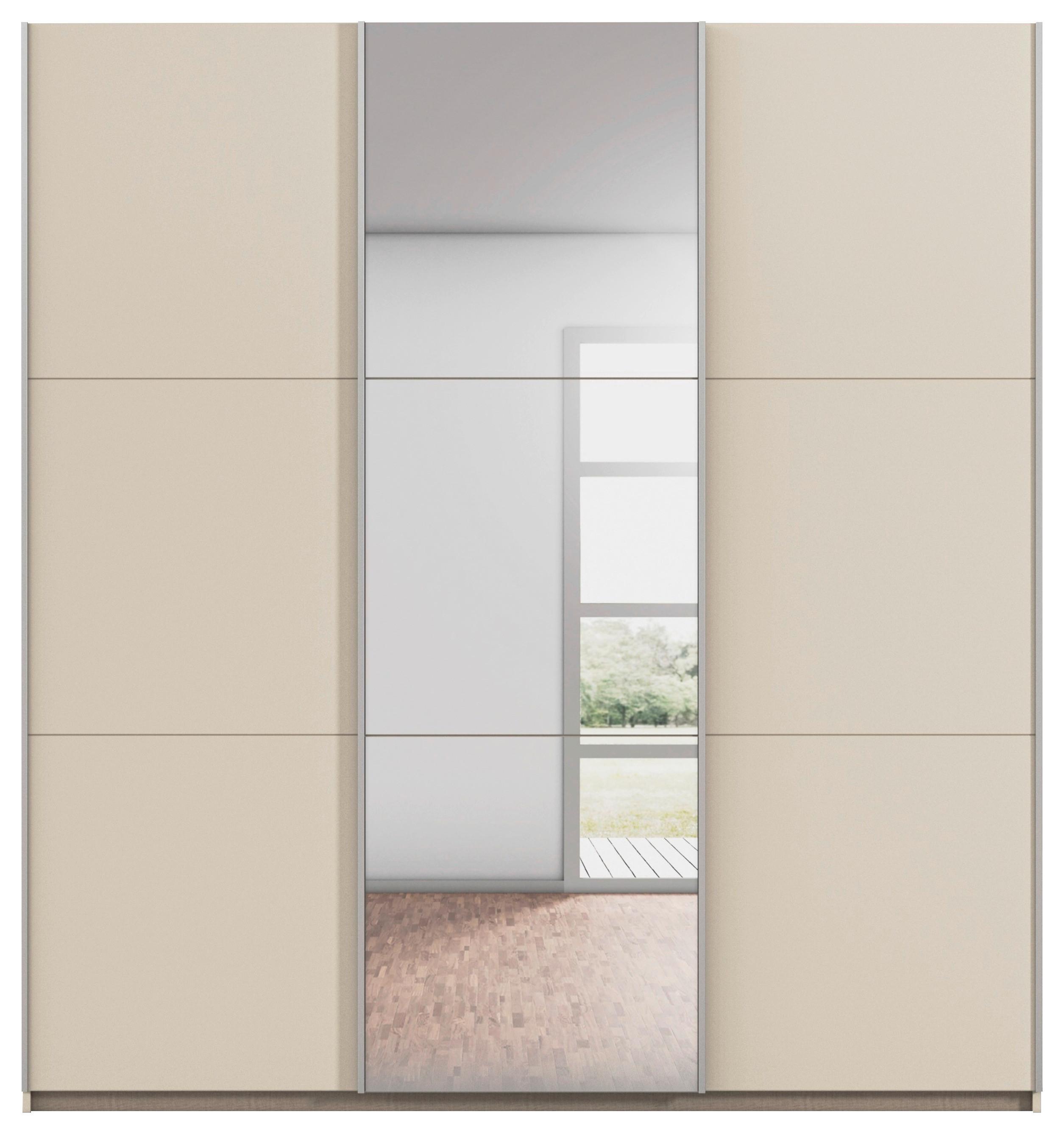 SCHWEBETÜRENSCHRANK Berny, Champagner B: 196 cm - Champagner, Trend, Holzwerkstoff (196/210/59cm)