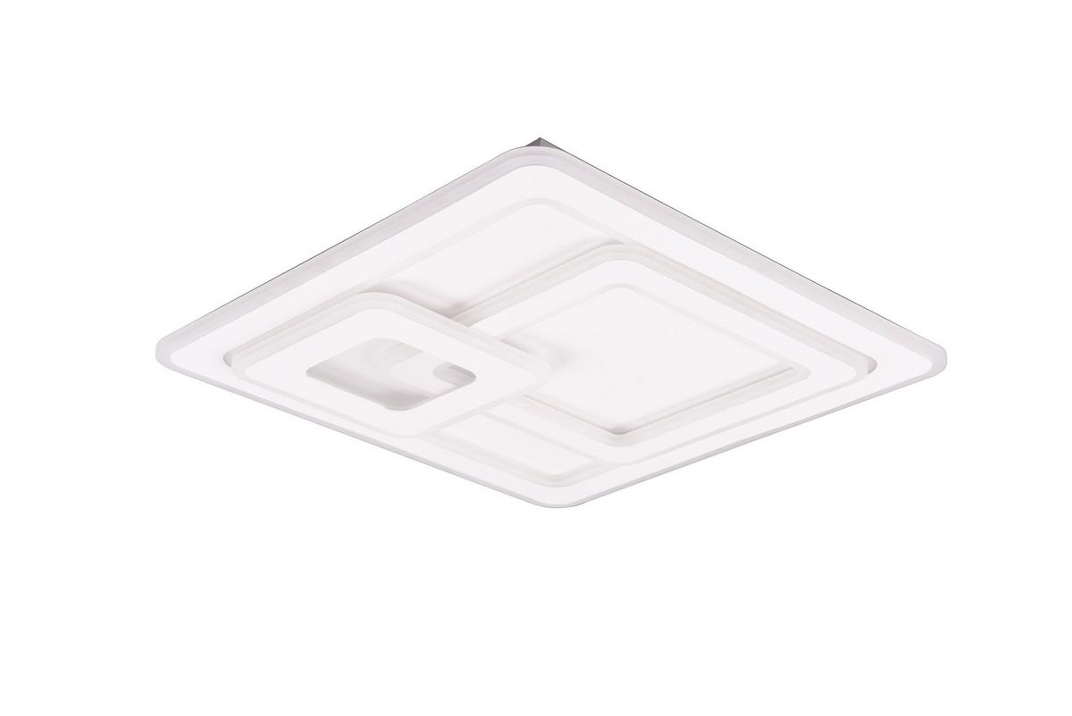 Led-deckenleuchte 629219331 Mita - Weiß, Design, Metall (51,5/7/51,5cm) - Trio Leuchten