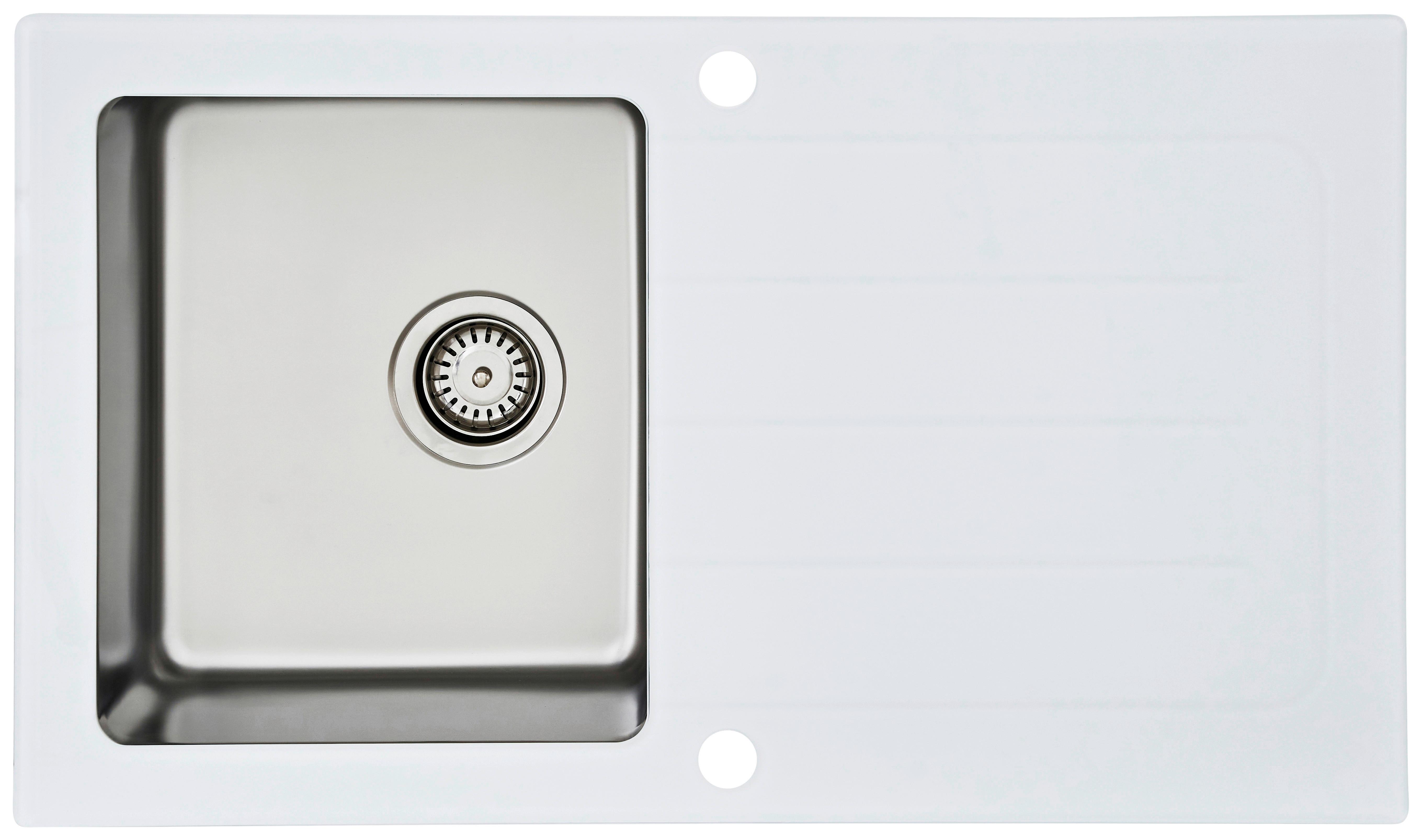 Spüle Respekta Edelstahl Bxt: 86x50 Cm