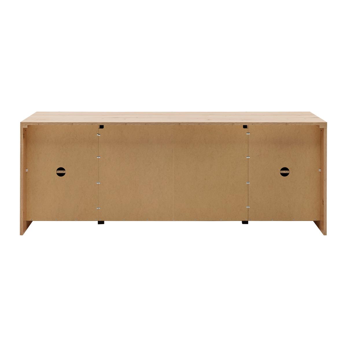 Kommode 190cm Larios Eiche Dekor/grau - Eiche Artisan/Grau, MODERN, Holzwerkstoff (190/71/40cm)