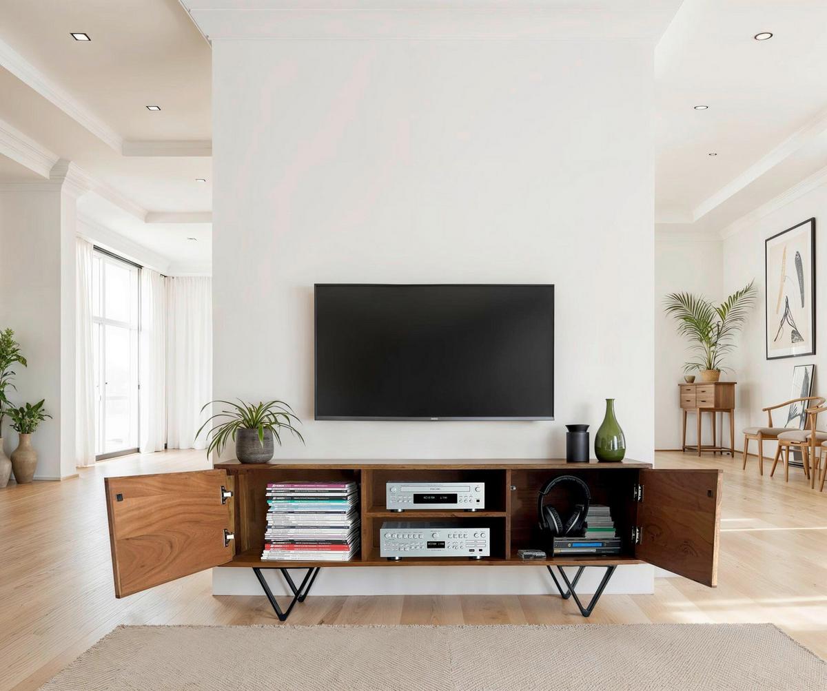 Lowboard Sheeshamfarben B: 150cm - Sheeshamfarben/Schwarz, Natur, Holz (150/56/35cm) - Livetastic