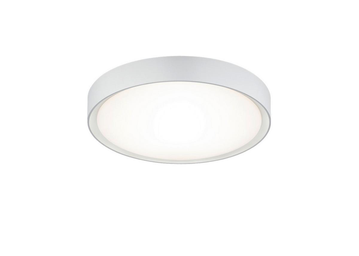 Bad-deckenleuchte Clarimo Ip44 Weiß Ø 33 Cm, 1-Flammig - Weiß, KONVENTIONELL, Kunststoff/Metall (33,0/9,0cm) - Trio Leuchten