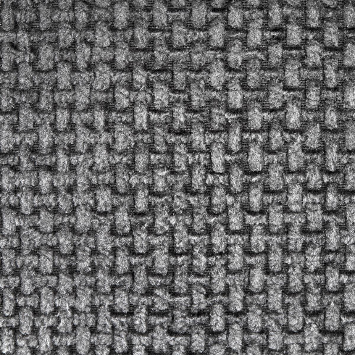 Relaxačné kreslo STAR, grafitová ženilka, s taburetom - biela/grafitová, Modern, kov/textil (72/107-95/86-110cm) - Mömax