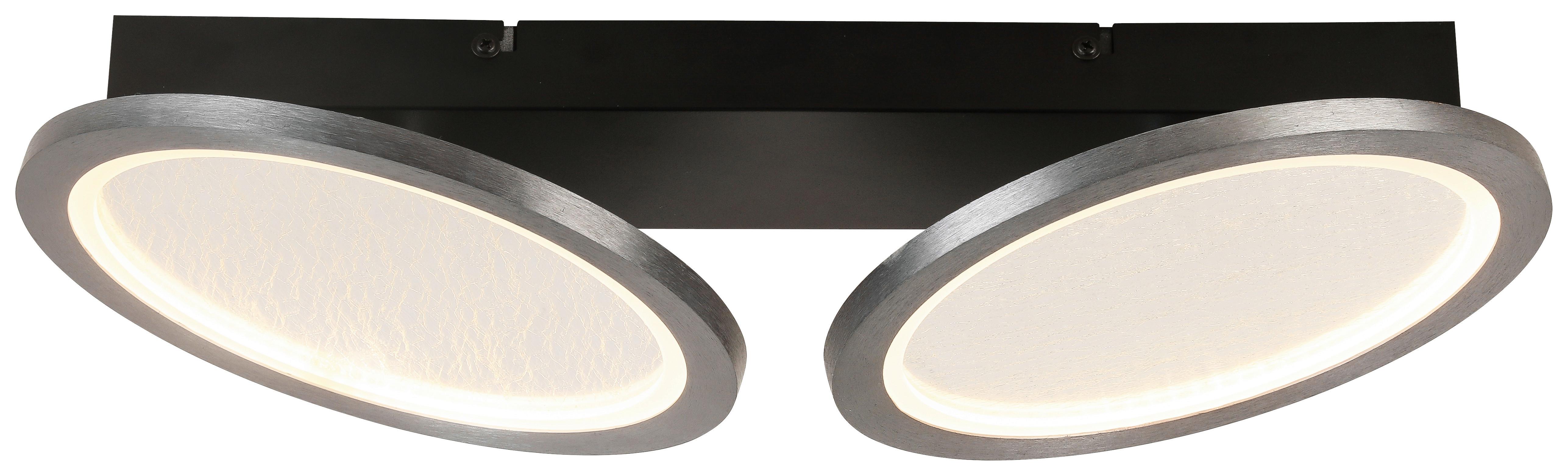 Stropní LED svítidlo DOMINIK - černá/barvy grafitu, Moderní, kov/plast (51/25/8,1cm) - Modern Living