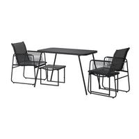 Balkonset Cardiff - Dunkelgrau/Grau, MODERN, Glas/Kunststoff - Beldano