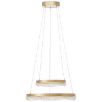 Led-hängeleuchte G60171/18 Aurora - Goldfarben, Design, Kunststoff/Metall (50/150cm) - Brilliant