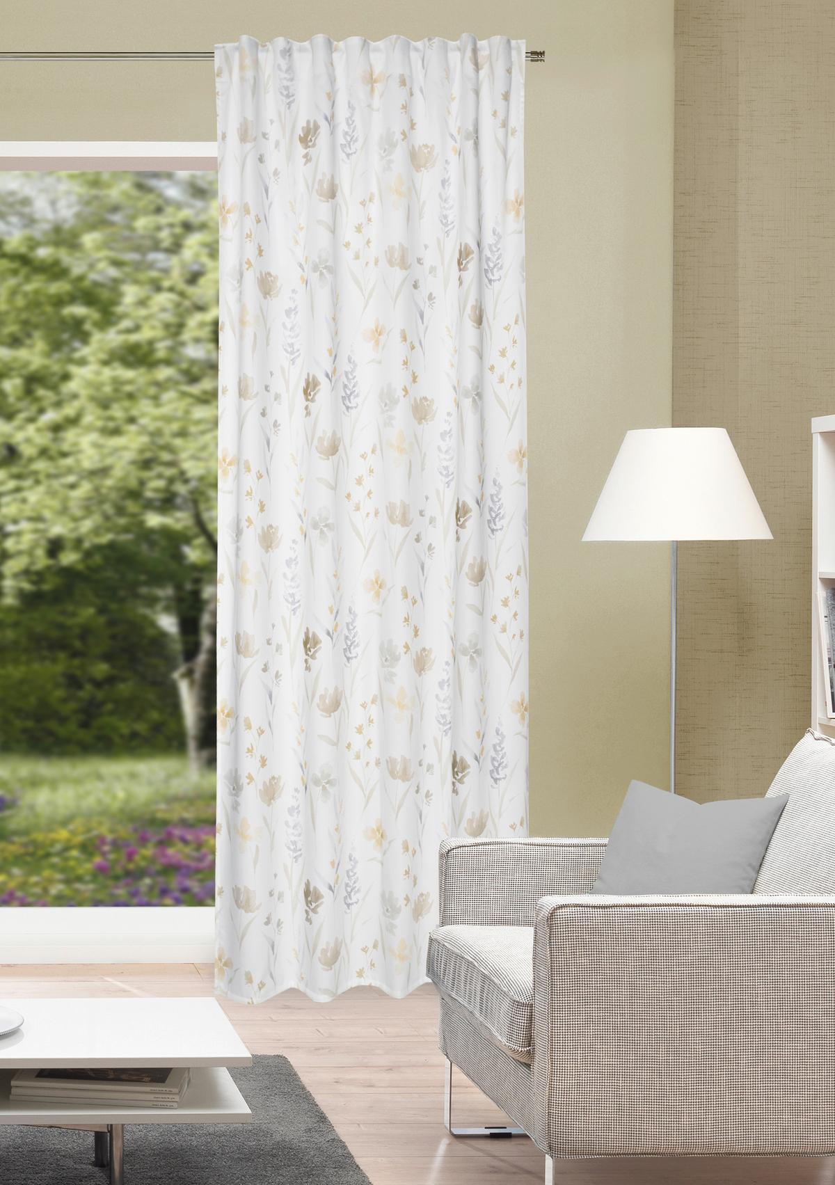 Fertigvorhang Danica - Naturfarben, Natur, Textil (135/245cm)