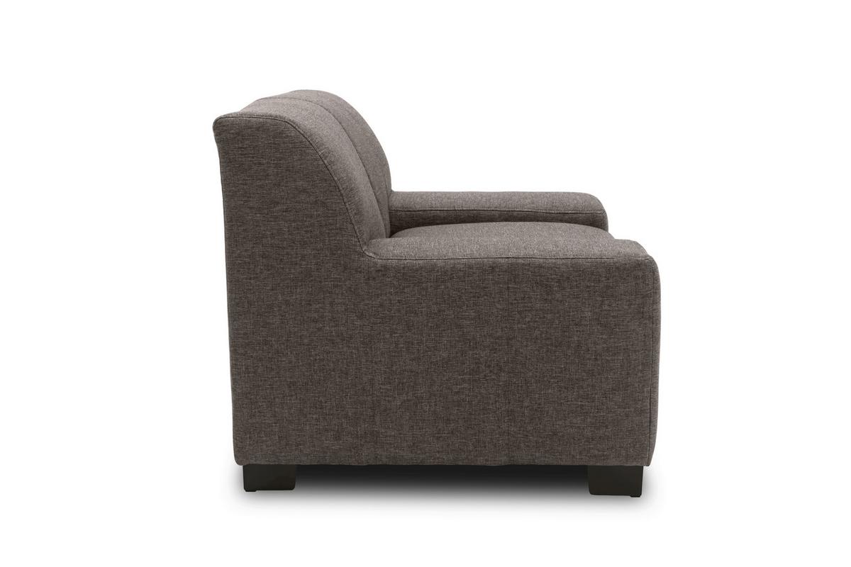 Polstersessel Norma Schwarz/braun Webstoff - Wengefarben/Schwarz, Design, Textil (101/74/85cm) - MID.YOU