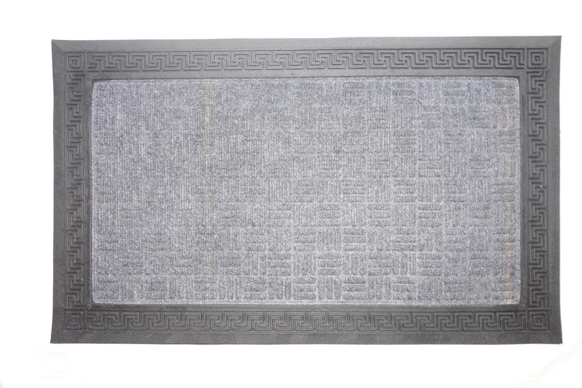 Lábtörlő Kb. 40/60cm - sötétszürke, Konventionell, műanyag (40/60cm) - Ondega