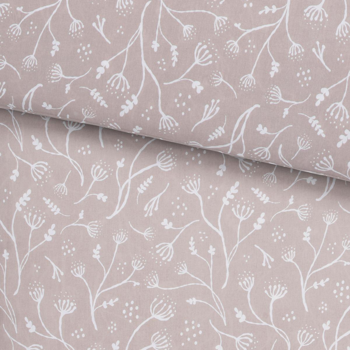Posteľná bielizeň Frida, 70/90 140/200cm - piesková, Konventionell, textil (140/200cm) - Modern Living