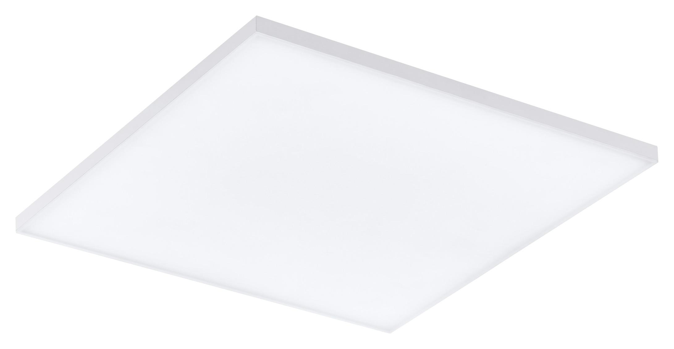 LED-Deckenleuchte Calemar L: 44 cm Weiß - Weiß, Basics, Kunststoff/Metall (44/44/7cm)