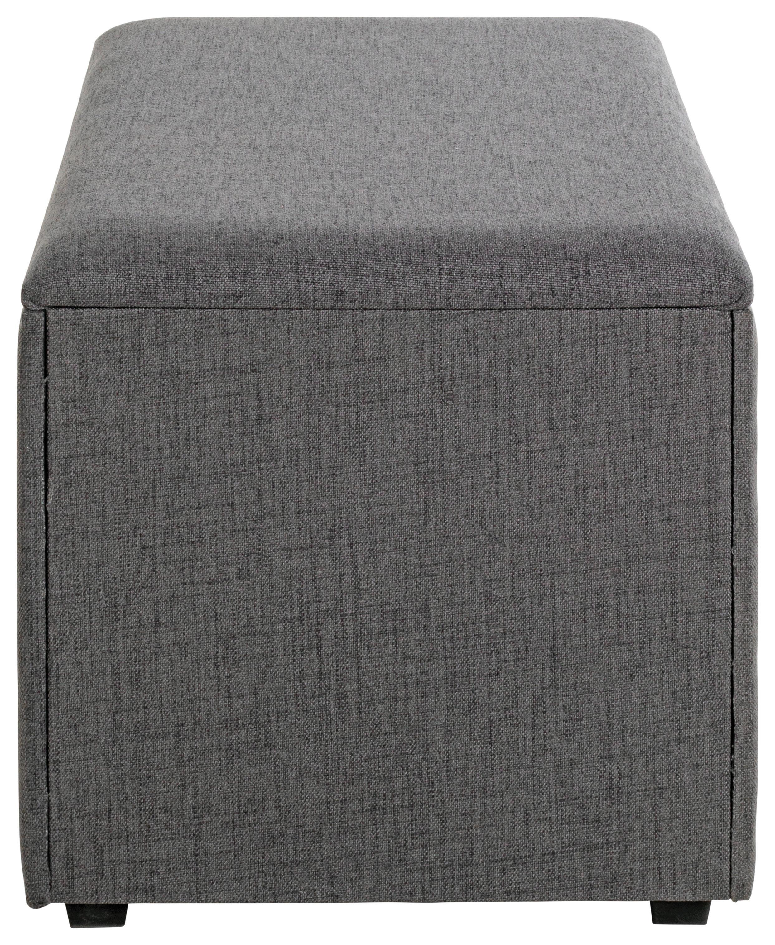 Truhenbank im schlichten Design mit Sitzpolster