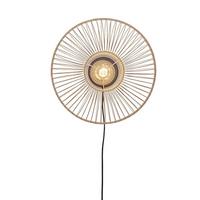Wandleuchte Hokkaido/w25/n - Naturfarben, Trend (38/25/38cm) - Good & Mojo