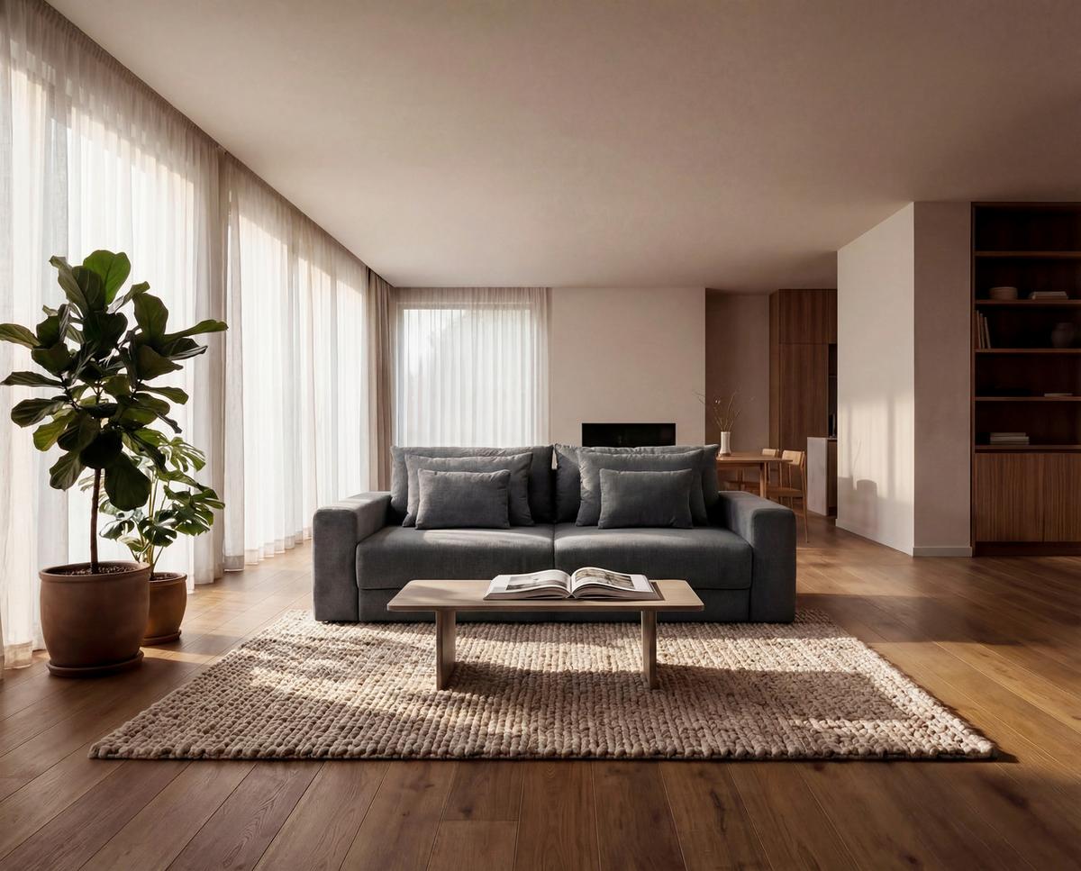 Megasofa Mega mit Bettkasten Chenille Anthrazit, B: 255cm - Anthrazit/Schwarz, Trend, Textil (255/94/126cm) - Luca Bessoni