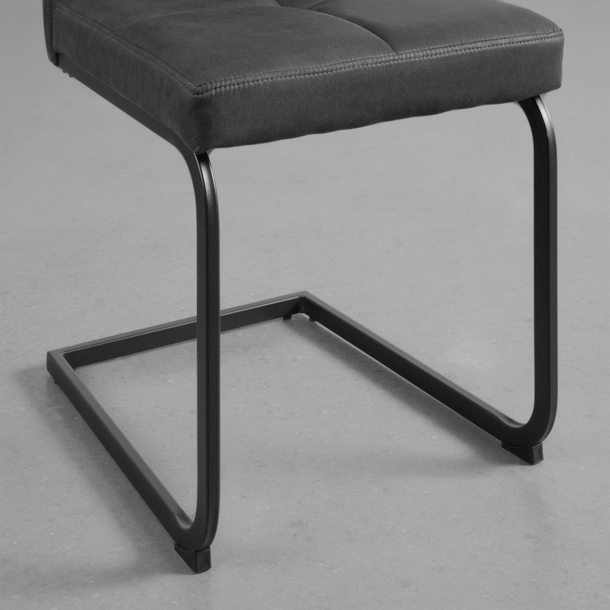 Houpací židle Cooper, COOPER - šedá/černá, Moderní, kov/textil (45/93/60cm) - Mömax