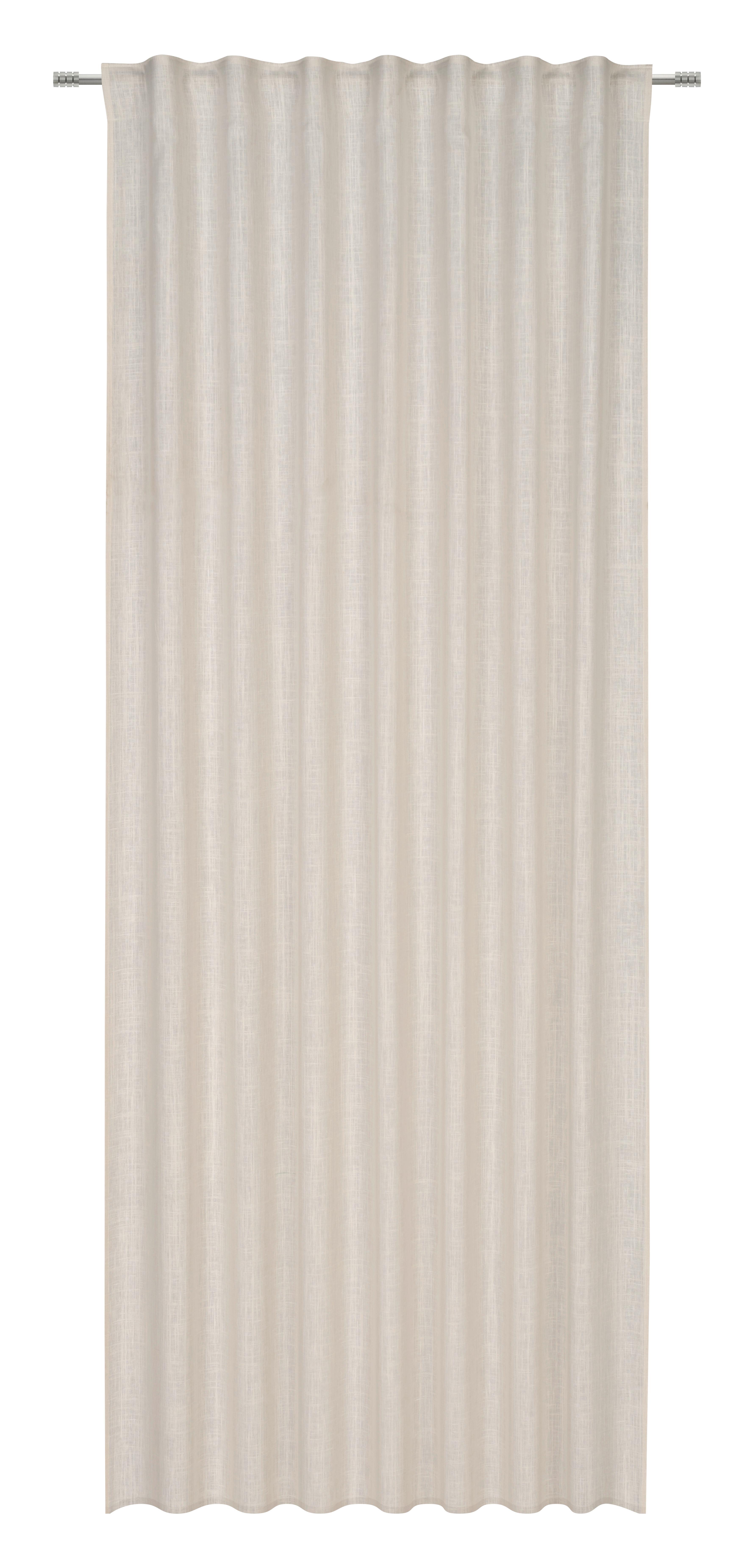 HOTOVÝ ZÁVĚS LINA - pískové barvy, textil (140/255cm) - Premium Living