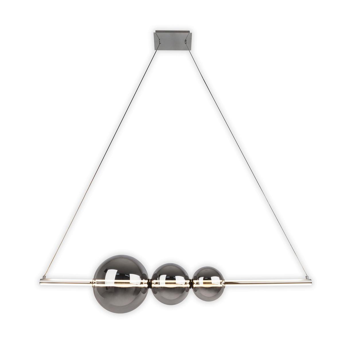 LED-Pendelleuchte 6143742 Nova - Design, Glas/Metall (125,3/25/150cm) - Näve
