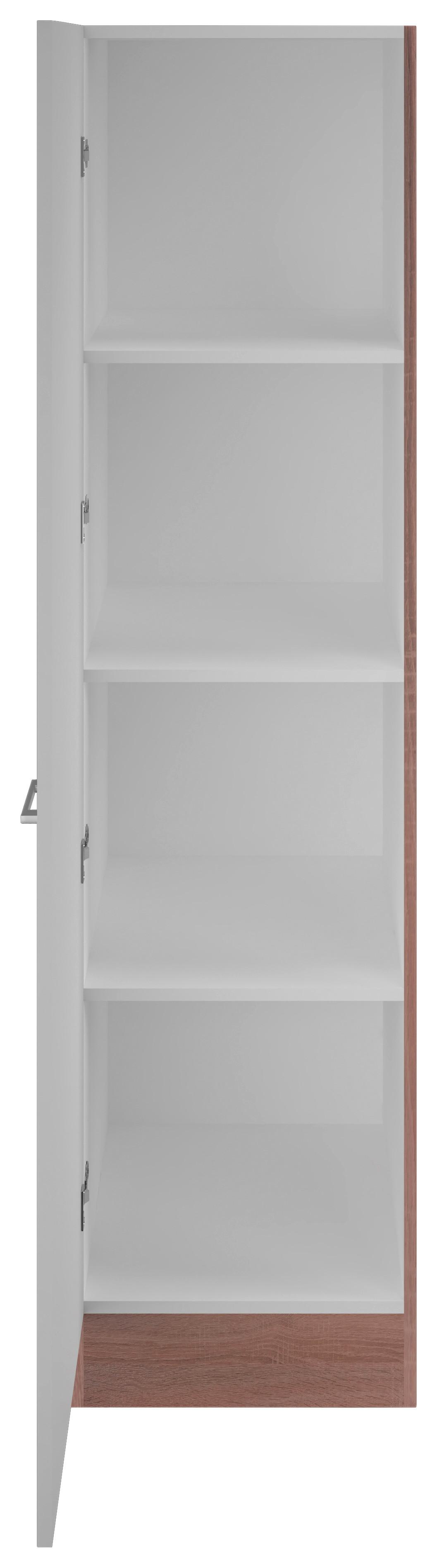 Skříňka Na Nádobí Samoa Ge50 - bílá/barvy dubu, Konvenční, kompozitní dřevo/plast (50/200/57cm)