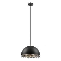 Kristall-Hängeleuchte 39949 Gaetano 2 - Goldfarben/Schwarz, Design, Glas/Metall (45/150cm) - Eglo