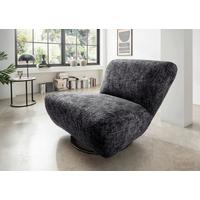 XXL-Sessel Cremallo, Schwarz B: 95 cm - Schwarz, Trend, Textil (95/77/94cm) - Livetastic