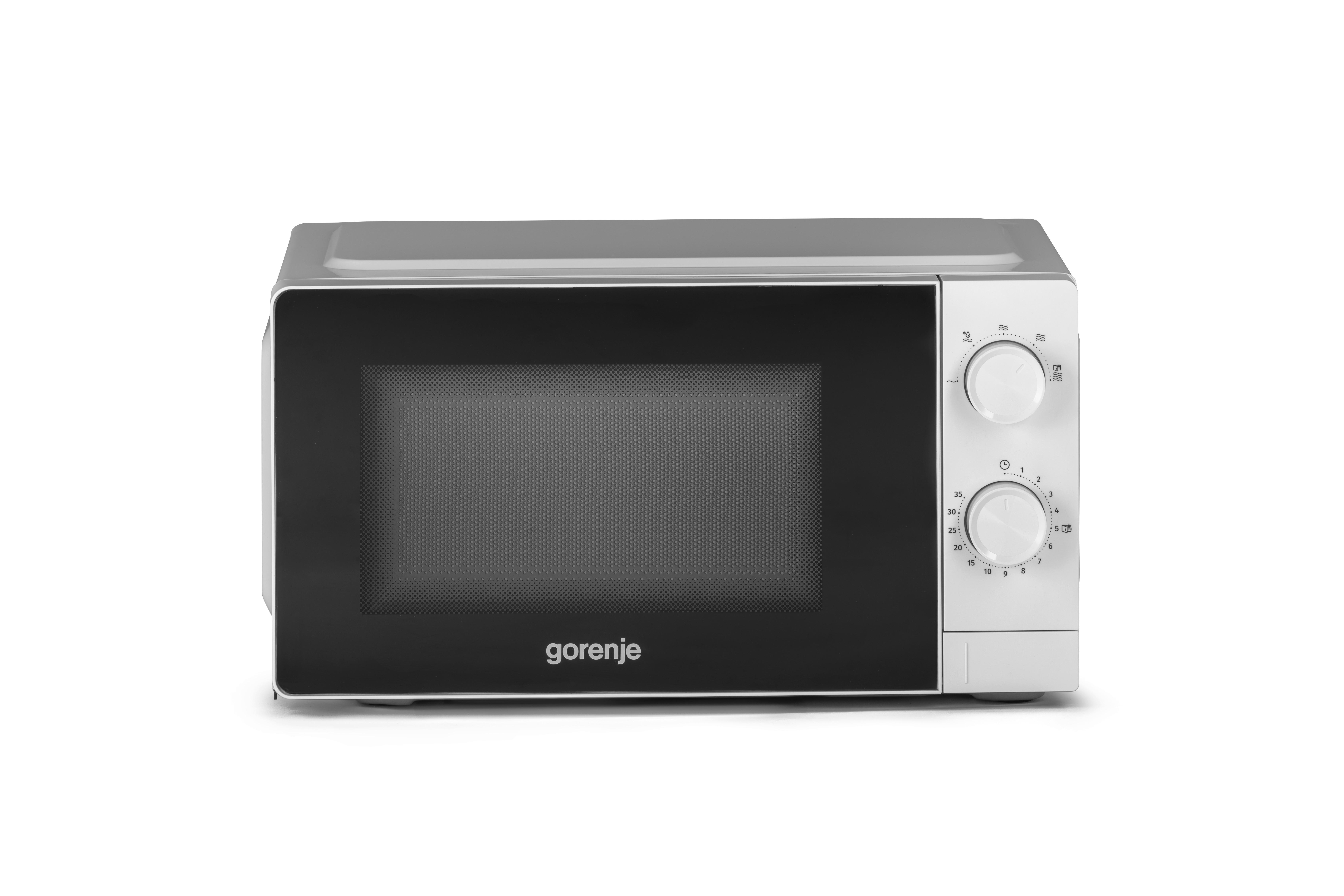 MIKROWELLE 20 Liter, 700W - Weiß, Basics, Glas/Kunststoff (44,6/24,2/35,2cm) - Gorenje