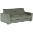 Schlafsofa Lucy - Schwarz/Naturfarben, MODERN, Holz (198/84/96cm) - Luca Bessoni