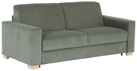 Schlafsofa Lucy - Schwarz/Naturfarben, MODERN, Holz (198/84/96cm) - Luca Bessoni